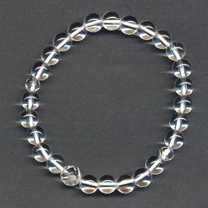 ４月の誕生石　水晶切子